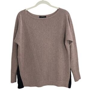 Banana Republic Wool Sweater Soft Alpaca Blush Pink Boat Neck Size Small